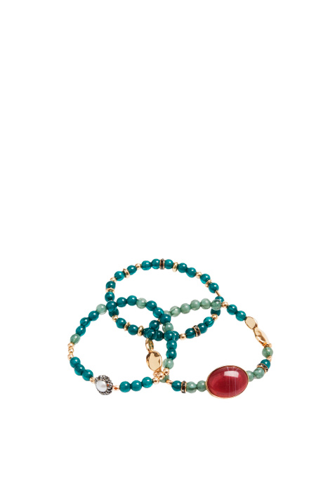 Parfois Набор эластичных браслетов с бусинами ( цвет), артикул 172047 | Фото 2