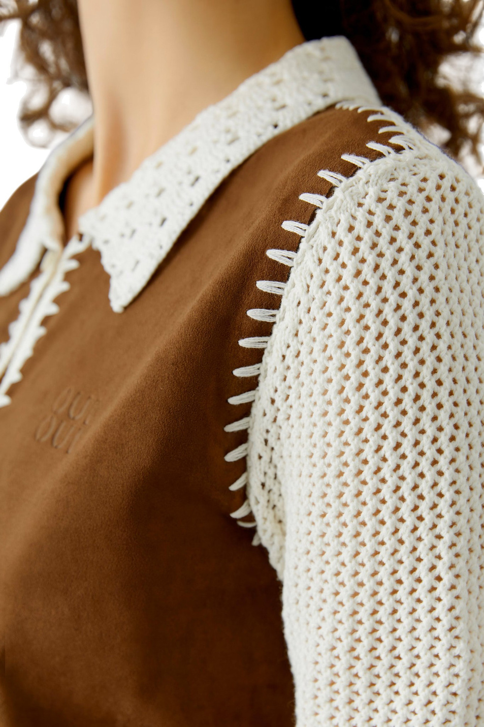 Женский OUI Кардиган с короткими рукавами (цвет ), артикул 97159 | Фото 6