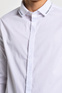 Emporio Armani Рубашка из смесового эластичного хлопка с логотипом (Белый цвет), артикул 3H1CP8-1NHUZ | Фото 2