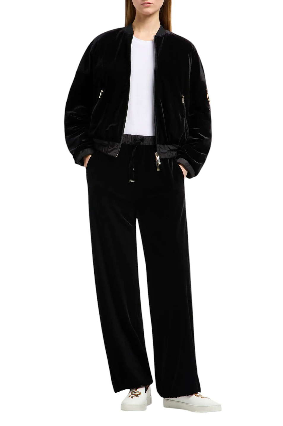 Женский Emporio Armani Брюки свободного кроя (цвет ), артикул EW001167-AF13341 | Фото 2