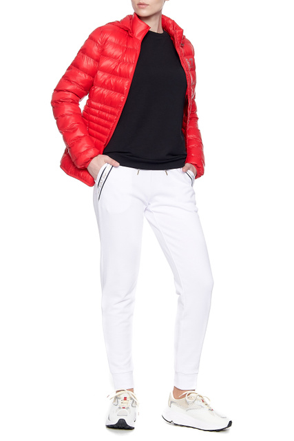 Стеганая куртка со съемным капюшоном|Основной цвет:Красный|Артикул:8NTB23-TN12Z | Фото 2