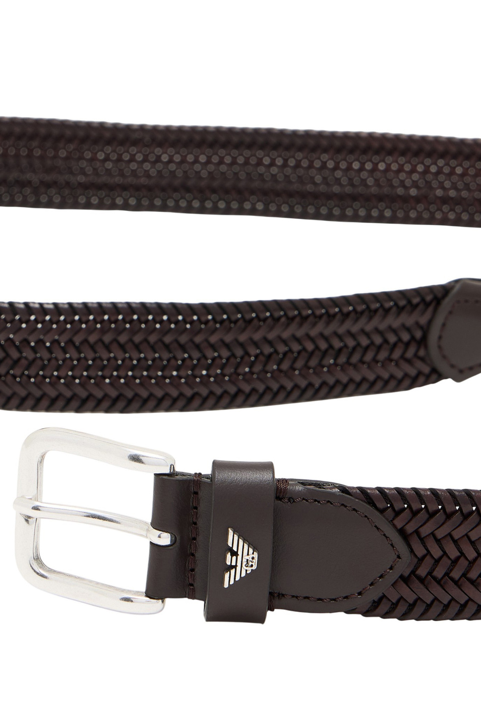 Мужской Emporio Armani Ремень из натуральной кожи (цвет ), артикул EM005833-AF25479 | Фото 3