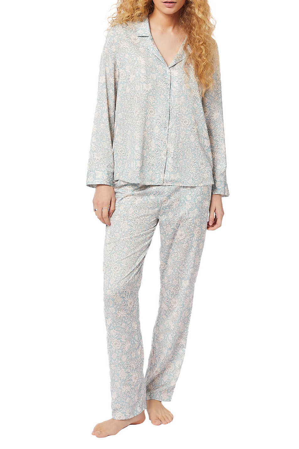 Женский Etam Пижамные брюки IRIS с цветочным принтом (цвет ), артикул 6537988 | Фото 2