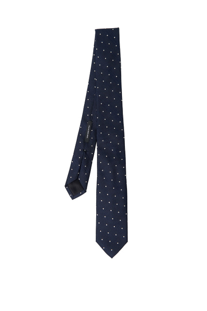 Шелковый галстук|Основной цвет:Синий|Артикул:50461055 | Фото 1