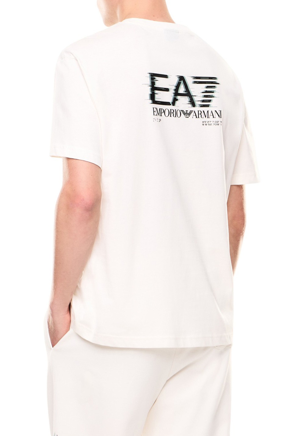 Мужской EA7 Футболка из хлопка (цвет ), артикул 7M001327-AF17789 | Фото 4