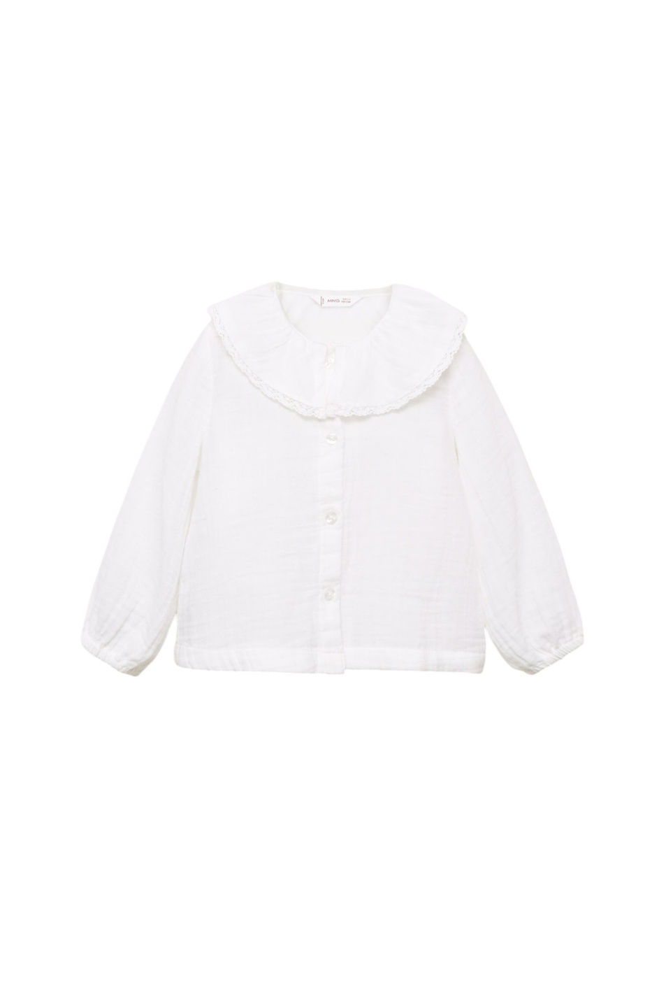 Малышкам девочкам Mango Kids Блузка ISABELA из хлопка (цвет ), артикул 87090631 | Фото 1