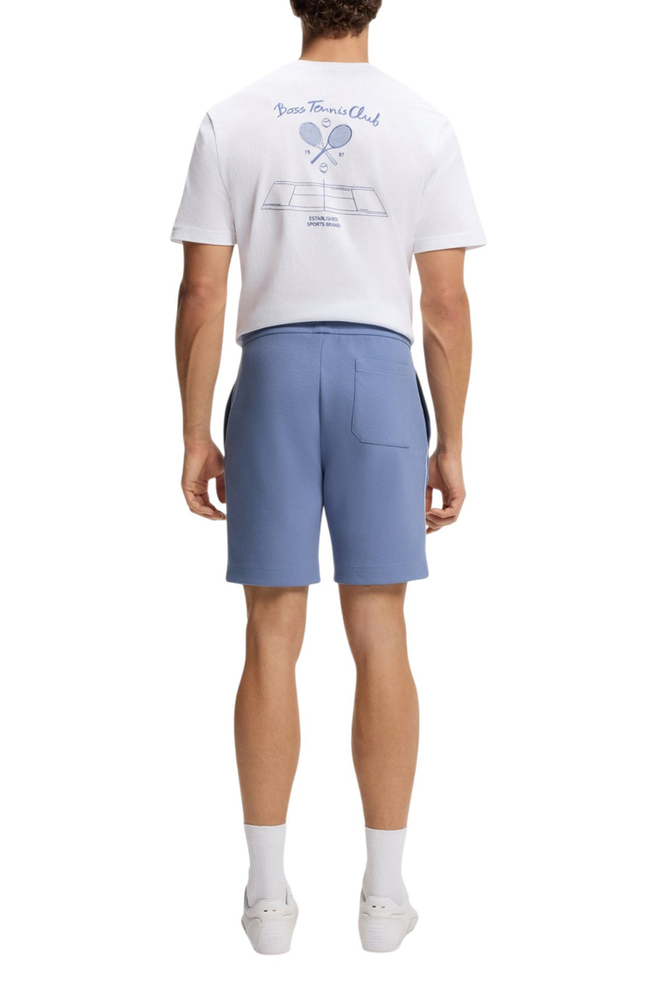 Мужской BOSS Шорты Join из смесового хлопка (цвет ), артикул 50561776 | Фото 4