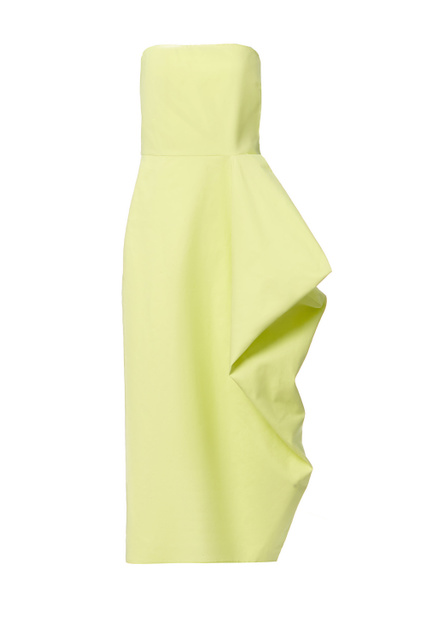 Платье GISELLA с объемной оборкой|Основной цвет:Салатовый|Артикул:22210222 | Фото 1