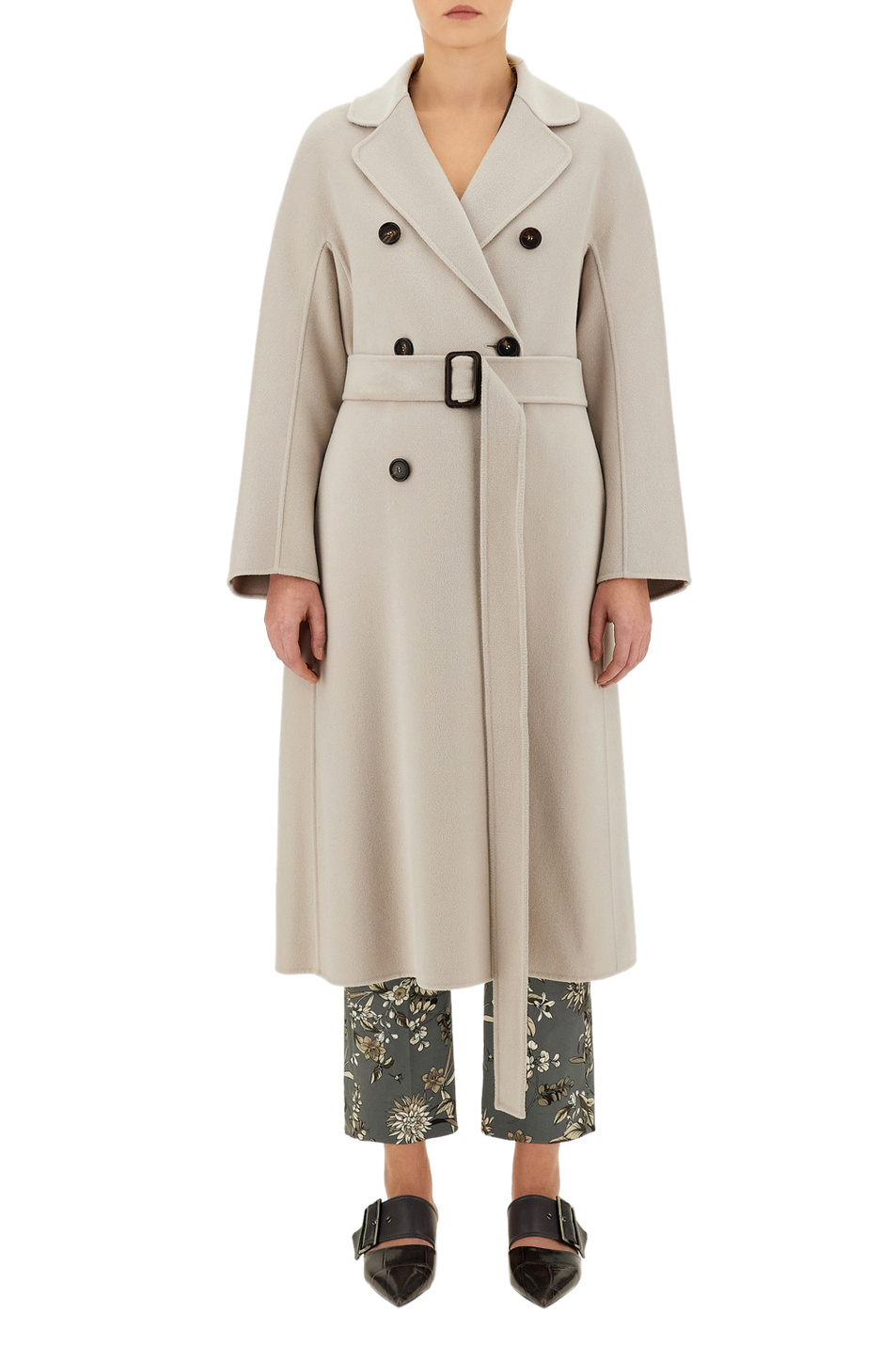 Max Mara Двубортное пальто RONNIE из натуральной шерсти (цвет ), артикул 90160519 | Фото 3