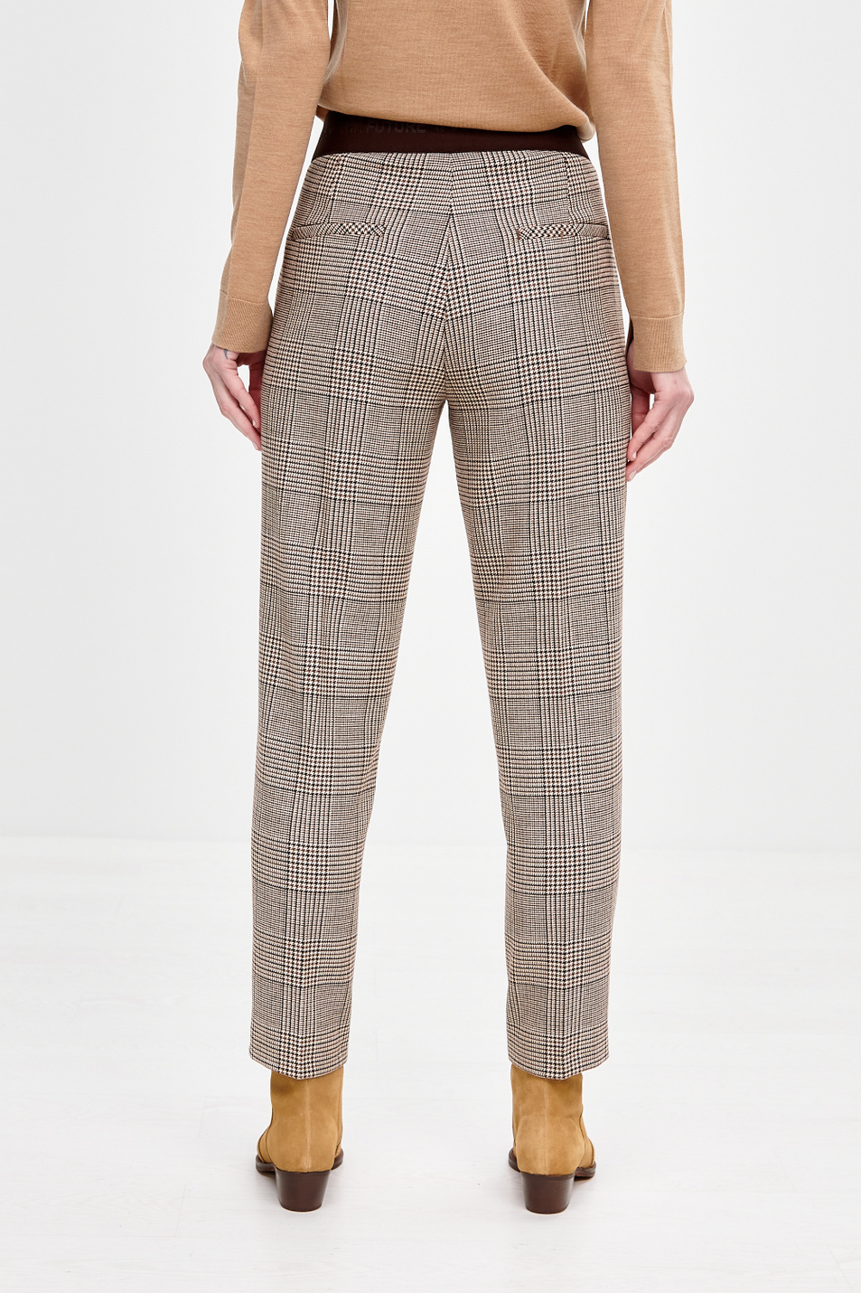 Брюки Kathreen в клетку|Основной цвет:Коричневый Женский Cambio Брюки Kathreen в клетку (цвет ), артикул 0293 00 6915 | Фото 4
