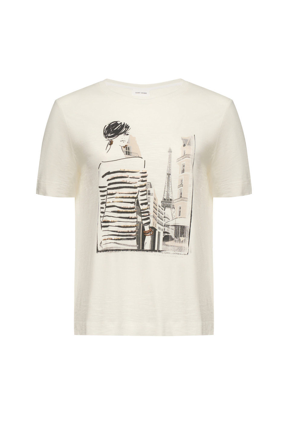 Женский Gerry Weber Футболка с принтом (цвет ), артикул N61733 | Фото 1