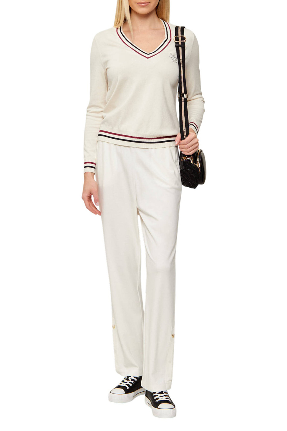 Женский Liu Jo Джемпер из смесовой вискозы (цвет ), артикул TA6068MS49I | Фото 3