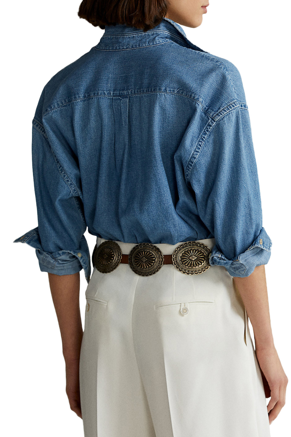 Polo Ralph Lauren Джинсовая рубашка с длинным рукавом (цвет ), артикул 211843863001 | Фото 3