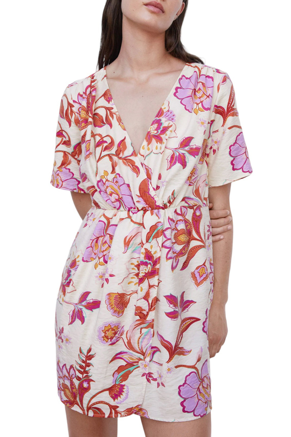 Женский Mango Платье FLORA с цветочным принтом (цвет ), артикул 57032890 | Фото 3