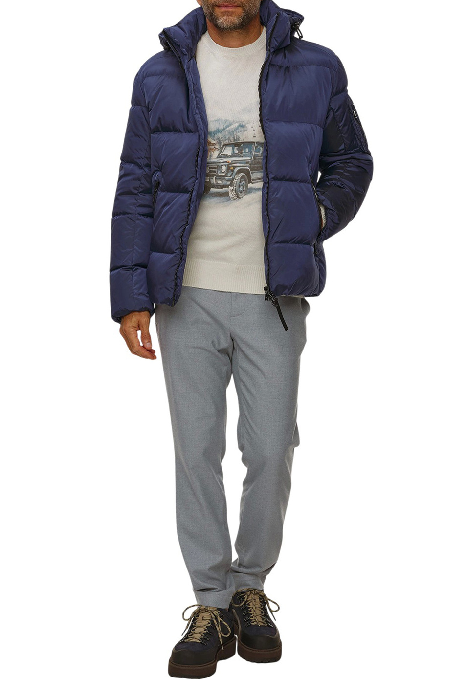 Куртка стеганая JAMY-D2 с пуховым наполнителем|Основной цвет:Синий Мужской Bogner Куртка стеганая JAMY-D2 с пуховым наполнителем (цвет ), артикул 38437593 | Фото 3