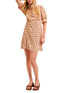 Mango Платье SOLANGE с принтом и объемными рукавами (Коричневый цвет), артикул 27027120 | Фото 2