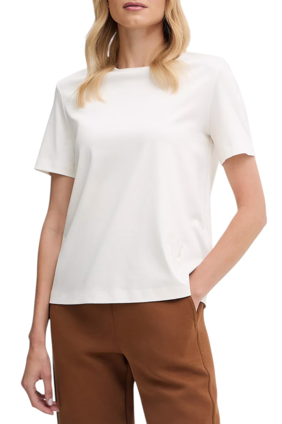 Женский Max Mara Футболка COMODO с вышивкой (цвет ), артикул 2526946027 | Фото 4