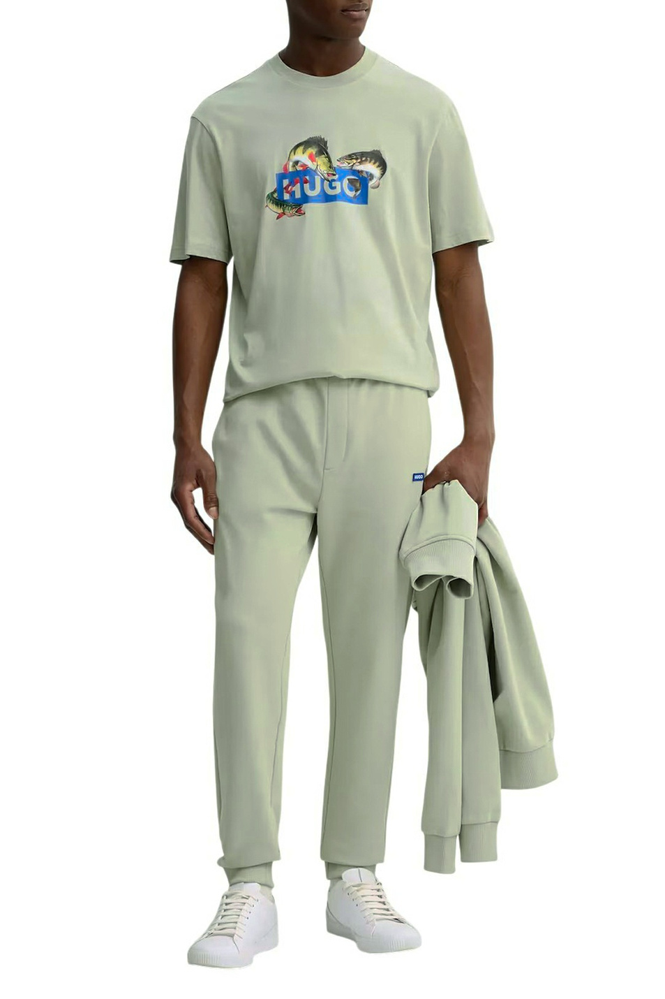 Мужской HUGO Футболка Nalotrix из хлопка (цвет ), артикул 50554349 | Фото 2