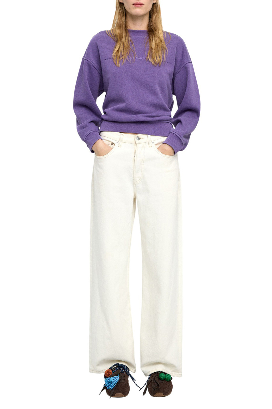 Женский Parfois Свитшот из смесового хлопка (цвет ), артикул 241813 | Фото 2