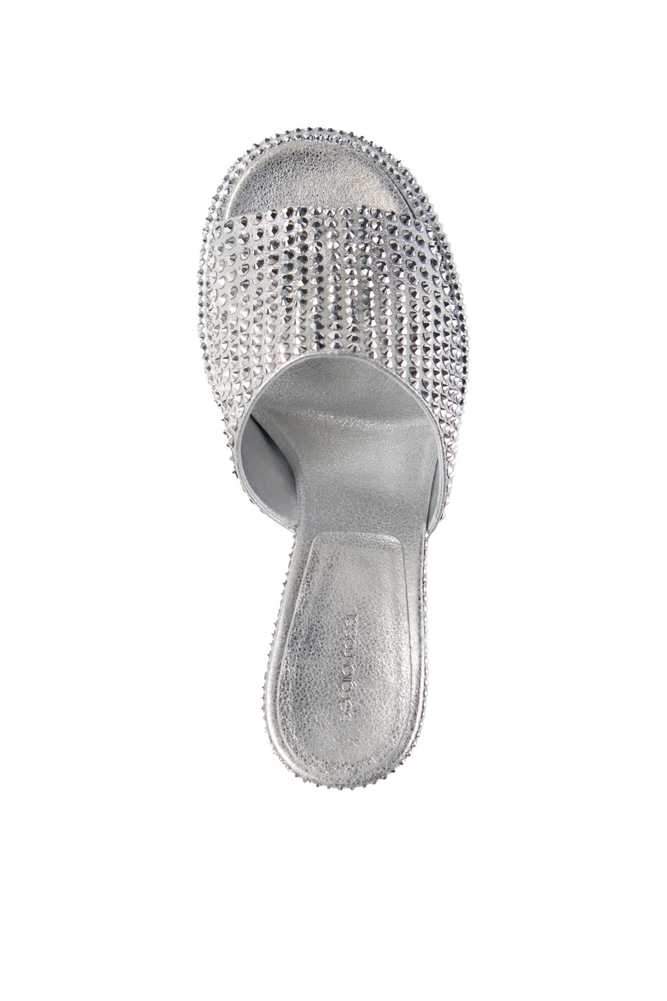 Женский Sergio Rossi Мюли с отделкой стразами (цвет ), артикул B15611MFL380 | Фото 4