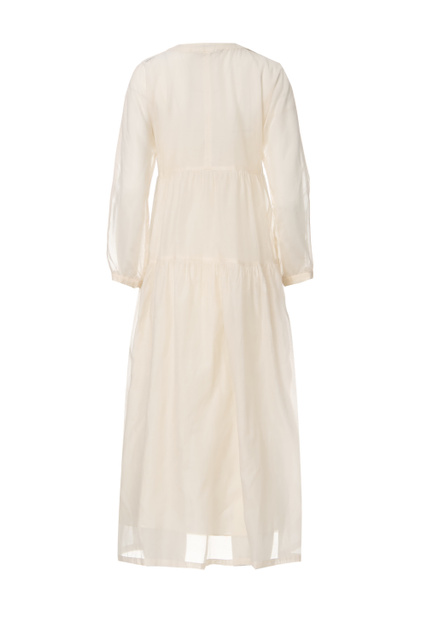 Платье SESAMO с V-образным вырезом|Основной цвет:Кремовый|Артикул:92310122 | Фото 2