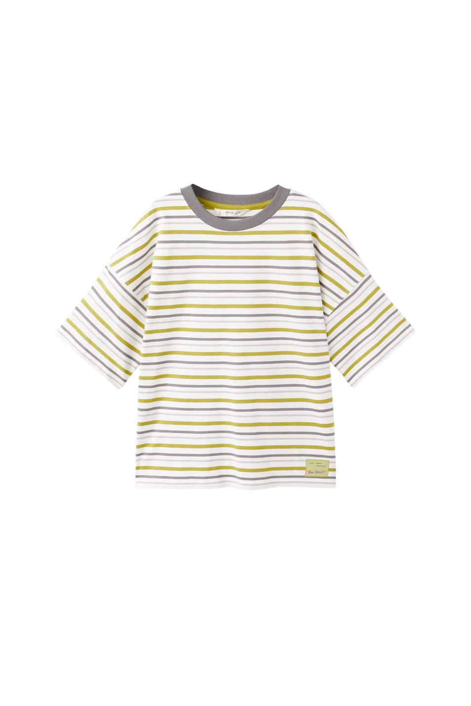 Мальчикам Mango Kids Футболка ESPIRIT в полоску (цвет ), артикул 27073710 | Фото 1
