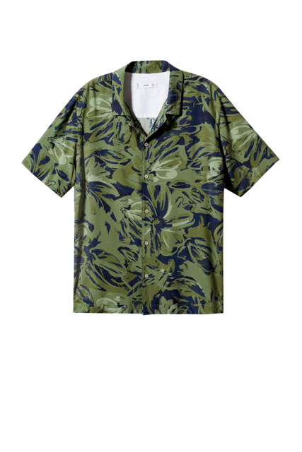 Рубашка HUELVA с принтом|Основной цвет:Зеленый|Артикул:47025916 | Фото 1