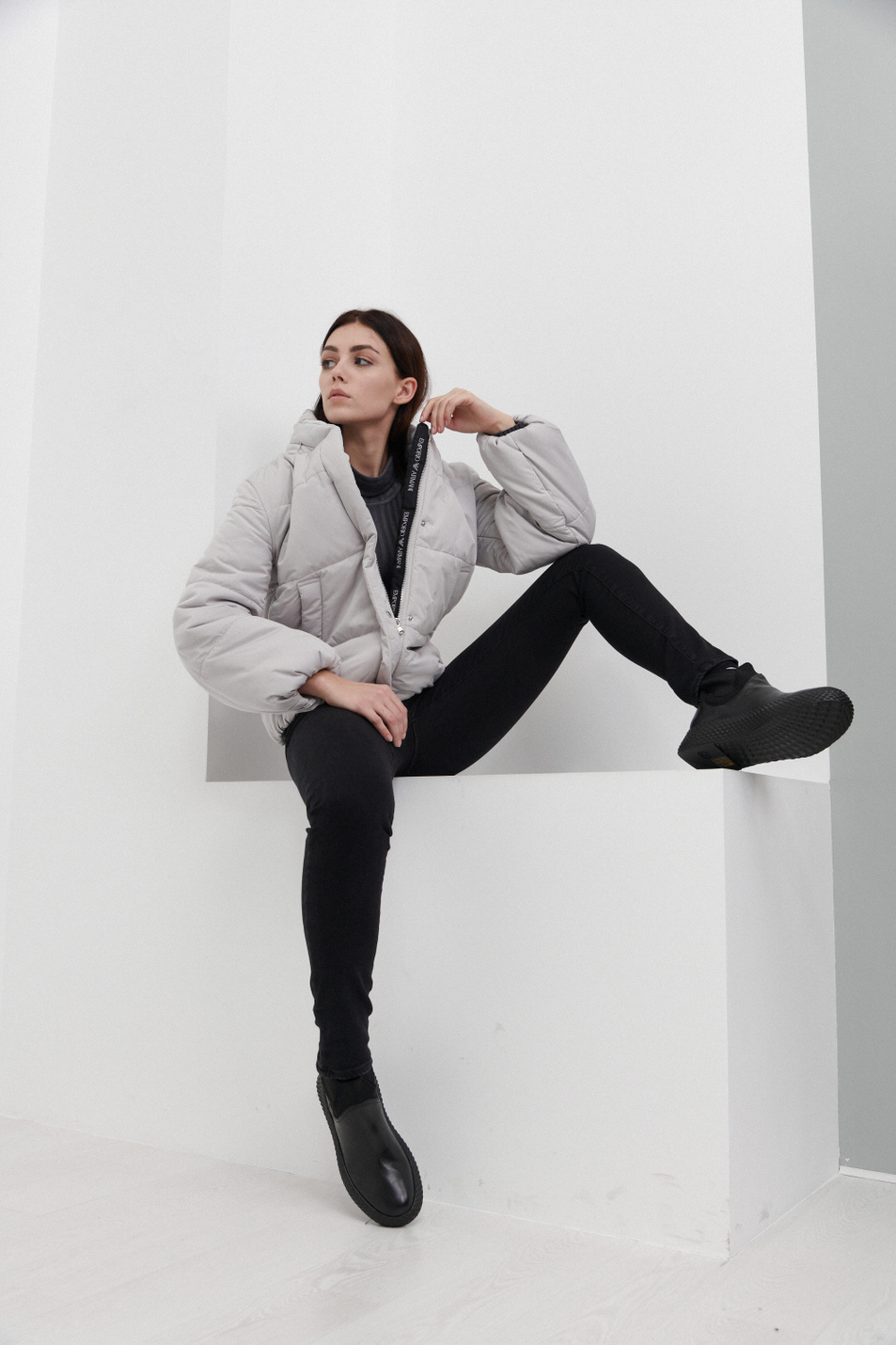 Женский Emporio Armani Джинсы пуш-ап из эластичного денима (цвет ), артикул 6H2J23-2D9ZZ | Фото 4