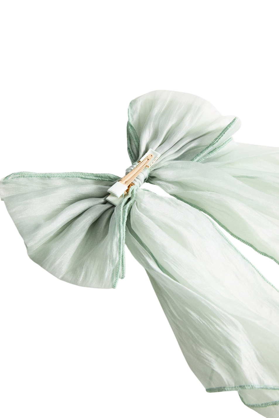 Девочкам Mango Kids Заколка для волос ORGANZA в виде бантика (цвет ), артикул 27023712 | Фото 2