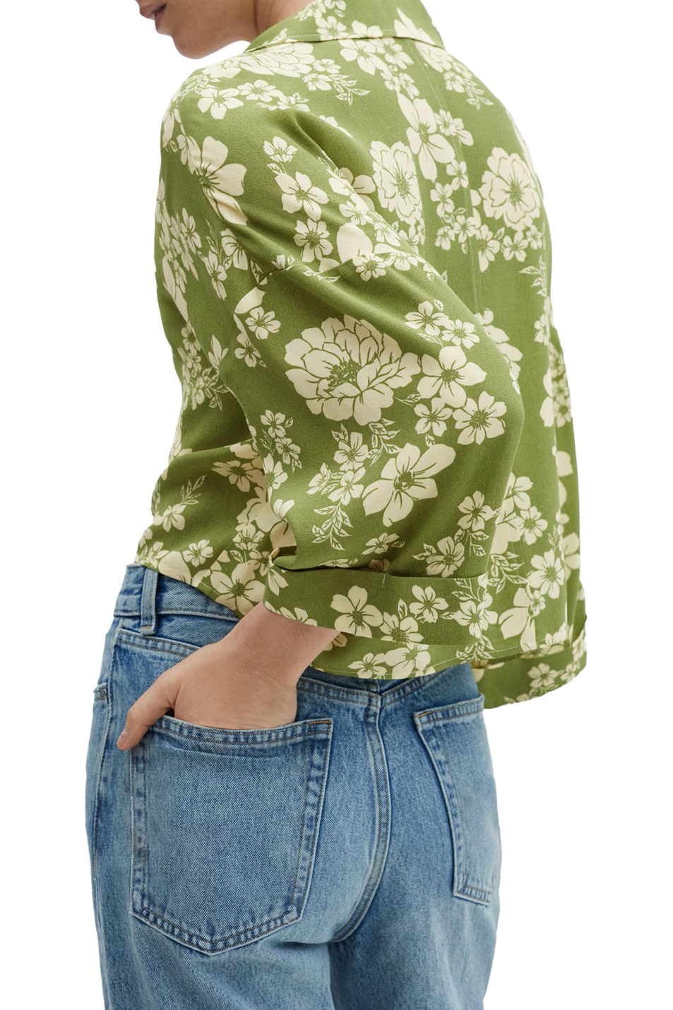 Женский Mango Рубашка COLOMA с цветочным принтом (цвет ), артикул 67007128 | Фото 4