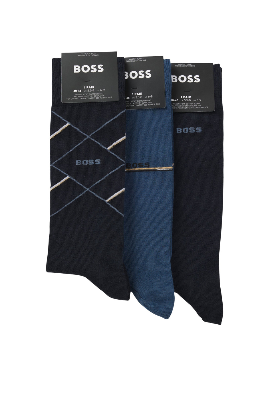 Мужской BOSS Носки в комплекте из 3 пар (цвет ), артикул 50547840 | Фото 3