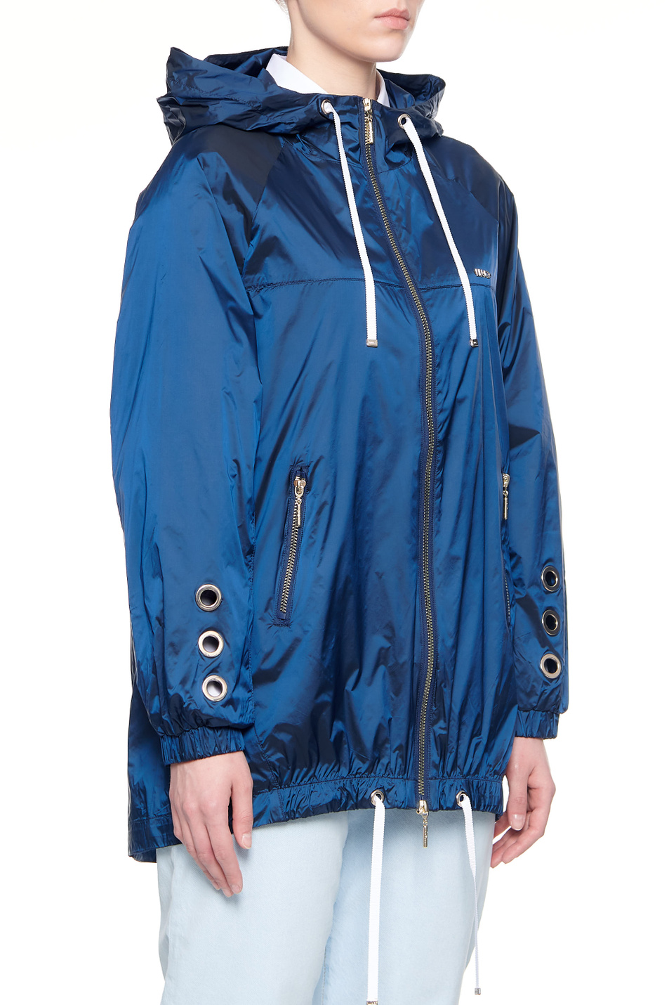 Liu Jo Куртка с капюшоном и застежкой-молнией на спине (цвет ), артикул TA1079T4792 | Фото 4