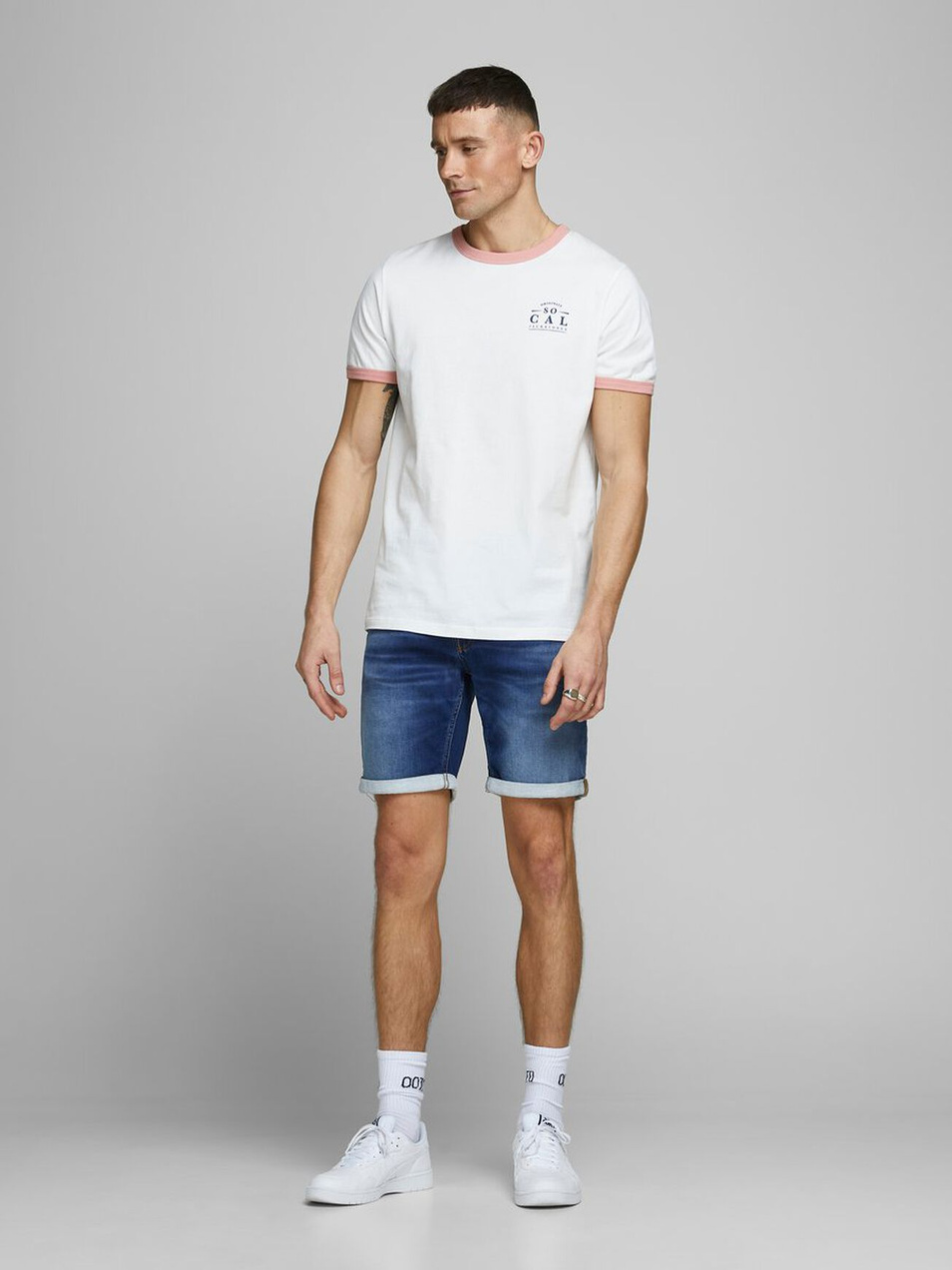 Мужской Jack & Jones Джинсовые шорты (цвет ), артикул 12166269 | Фото 4