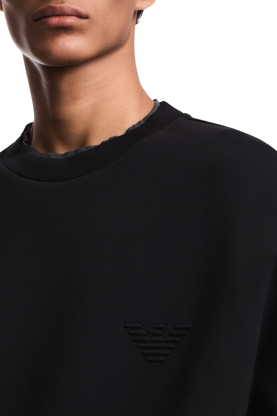 Мужской Emporio Armani Свитшот с вышивкой (цвет ), артикул EM006827-AF10013 | Фото 7