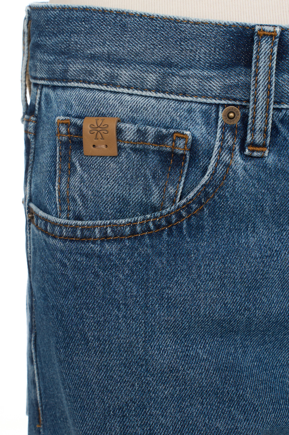 Женский Jacob Cohen Джинсы из хлопка (цвет ), артикул Q0039001T783A | Фото 7