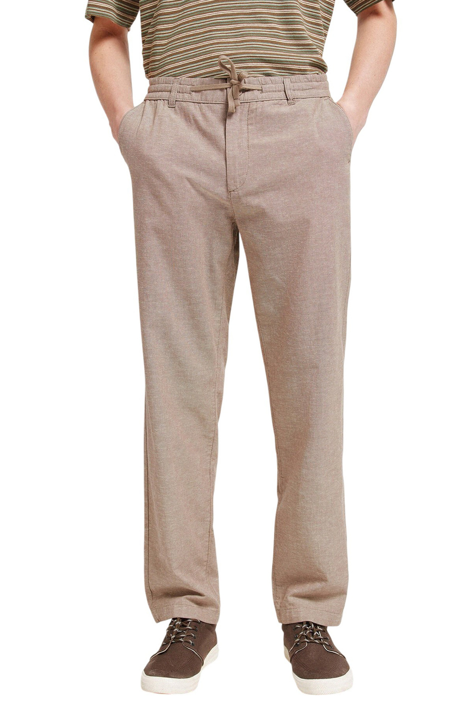 Мужской Springfield Брюки из хлопка и льна (цвет ), артикул 1553717 | Фото 1