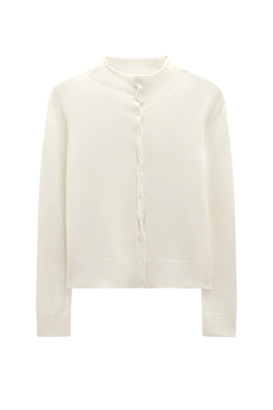 Кардиган с высоким воротником|Основной цвет:Белый Женский Parfois Кардиган с высоким воротником (цвет ), артикул 237951 | Фото 1