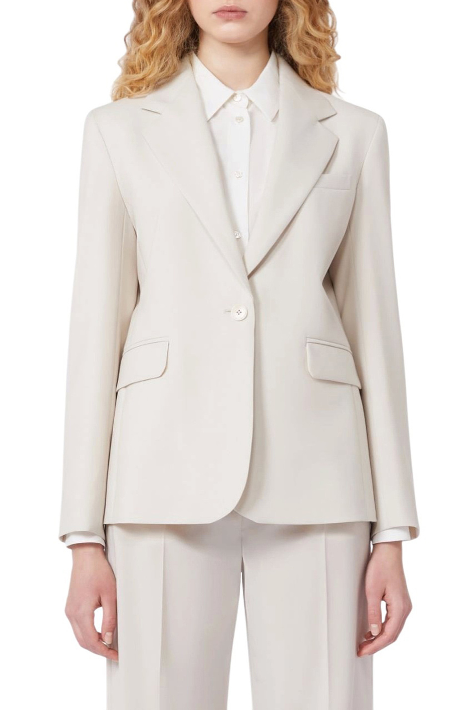 Женский Weekend Max Mara Пиджак LAMINE из шерсти (цвет ), артикул 2615041071 | Фото 3