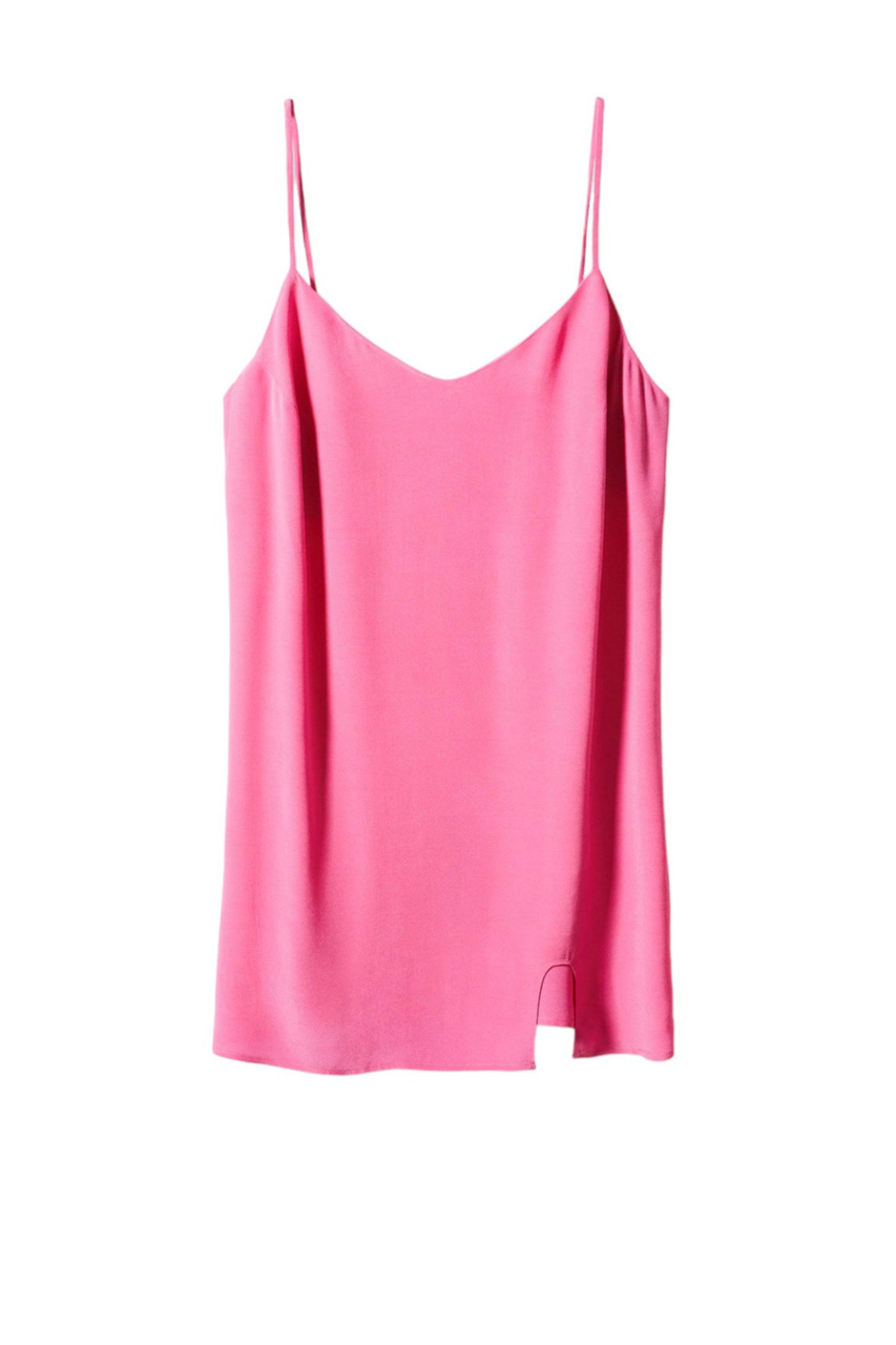 Платье MINI с разрезом|Основной цвет:Розовый|Артикул:57082888 | Фото 1