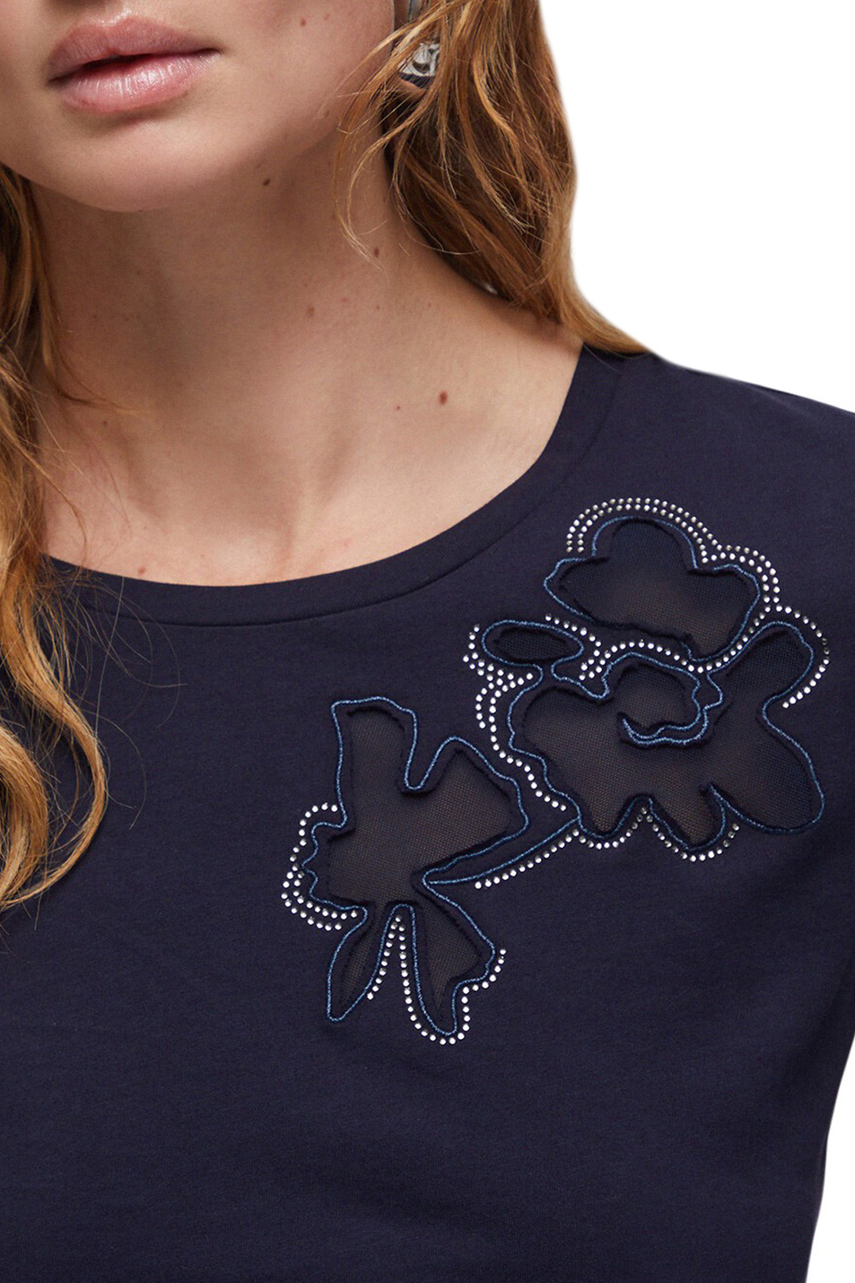 Женский Liu Jo Футболка из натурального хлопка с принтом (цвет ), артикул TA6155JS923 | Фото 5