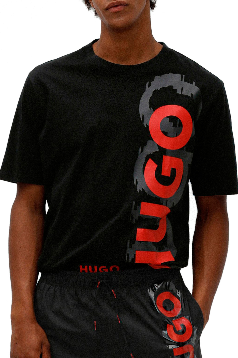 HUGO Футболка из органического хлопка с логотипом (цвет ), артикул 50468247 | Фото 3