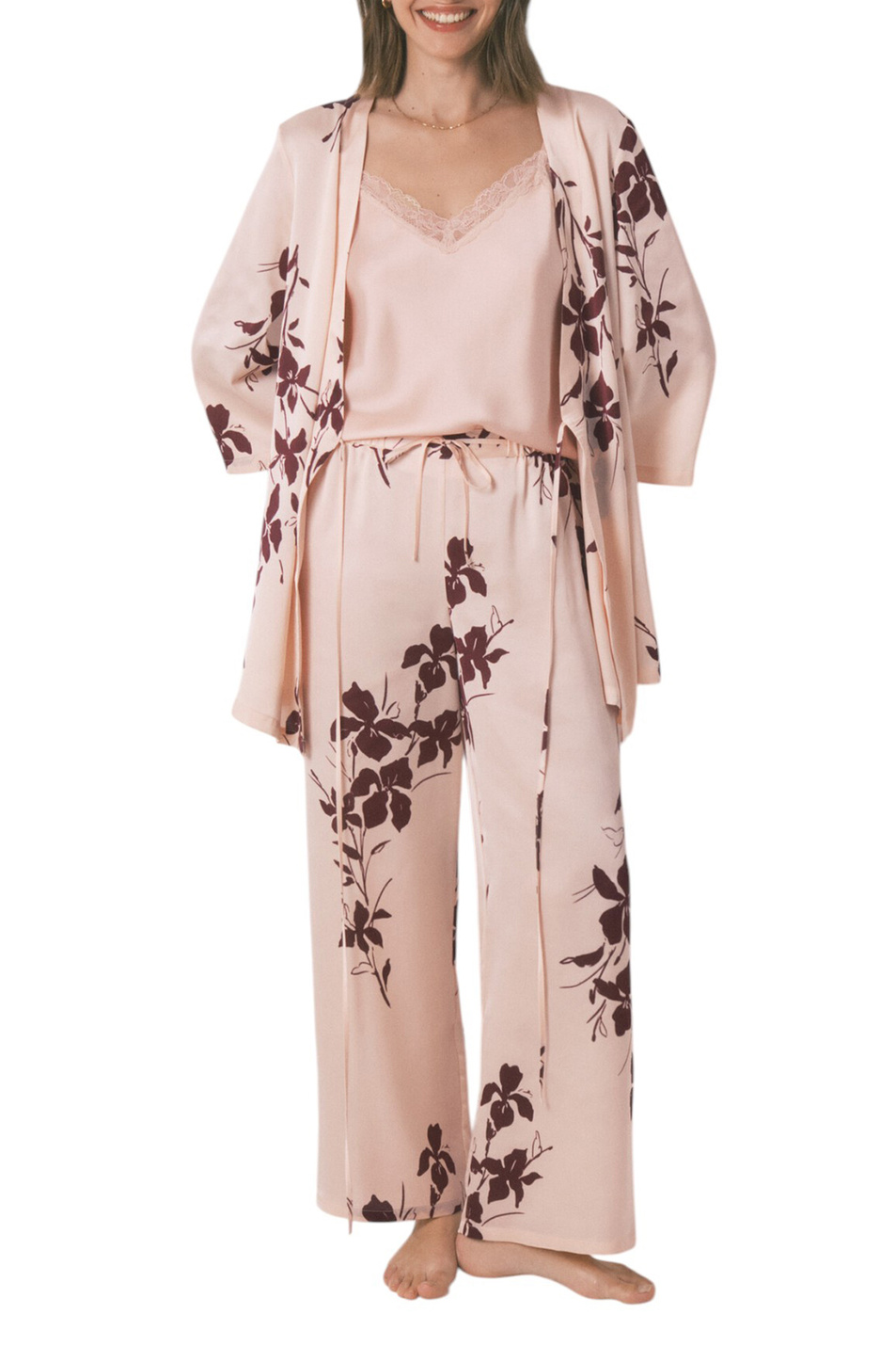 Женский Women'secret Костюм домашний (халат, брюки, топ) (цвет ), артикул 2542456 | Фото 2