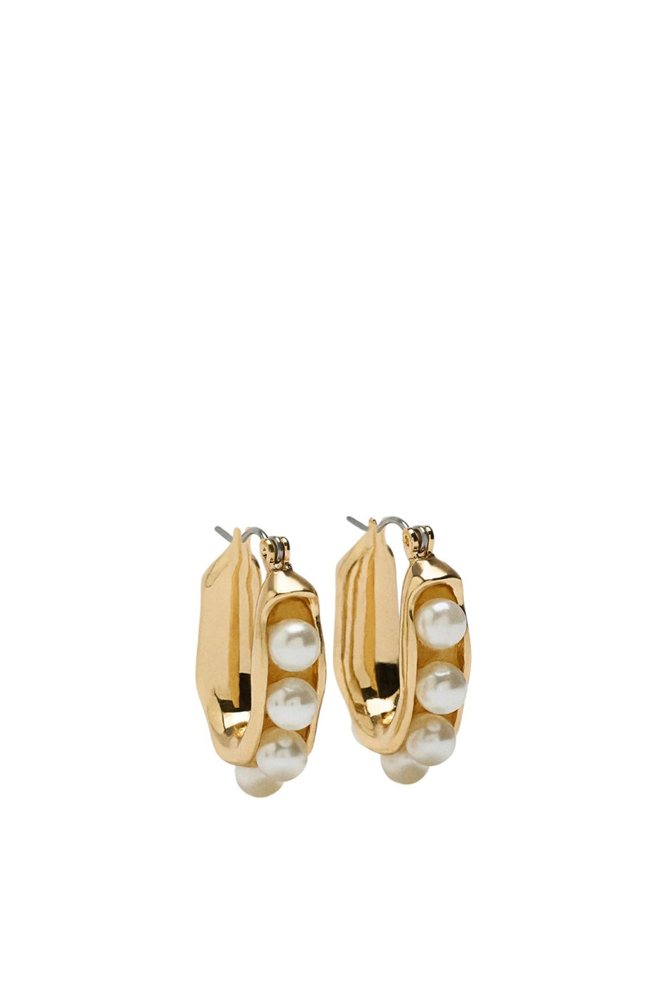 Женский Parfois Серьги-кольца с жемчугом (цвет ), артикул 239408 | Фото 1