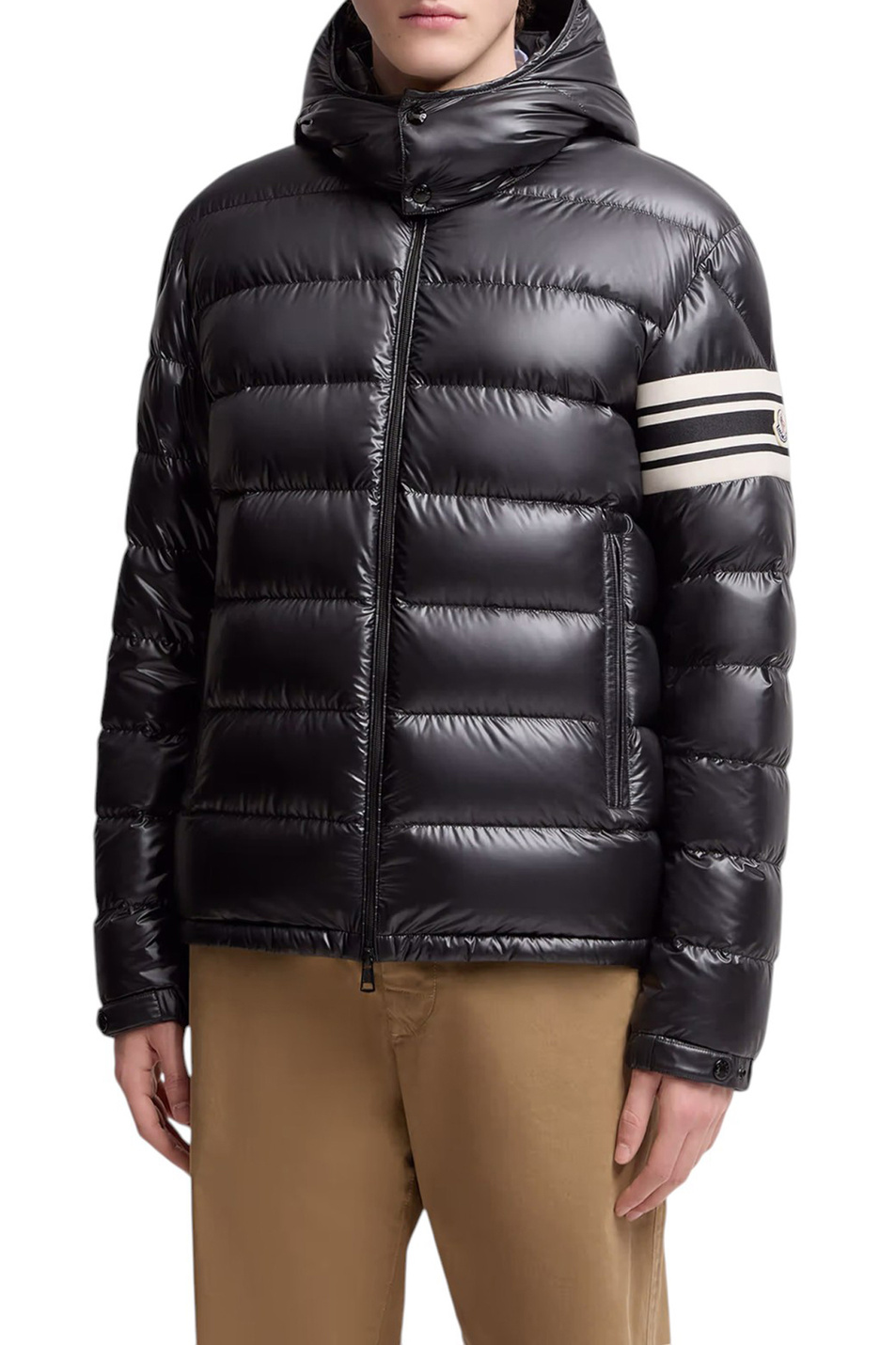 Куртка LANDRE с пуховым наполнителем|Основной цвет:Черный Мужской Moncler Куртка LANDRE с пуховым наполнителем (цвет ), артикул K20911A00095-59885 | Фото 3