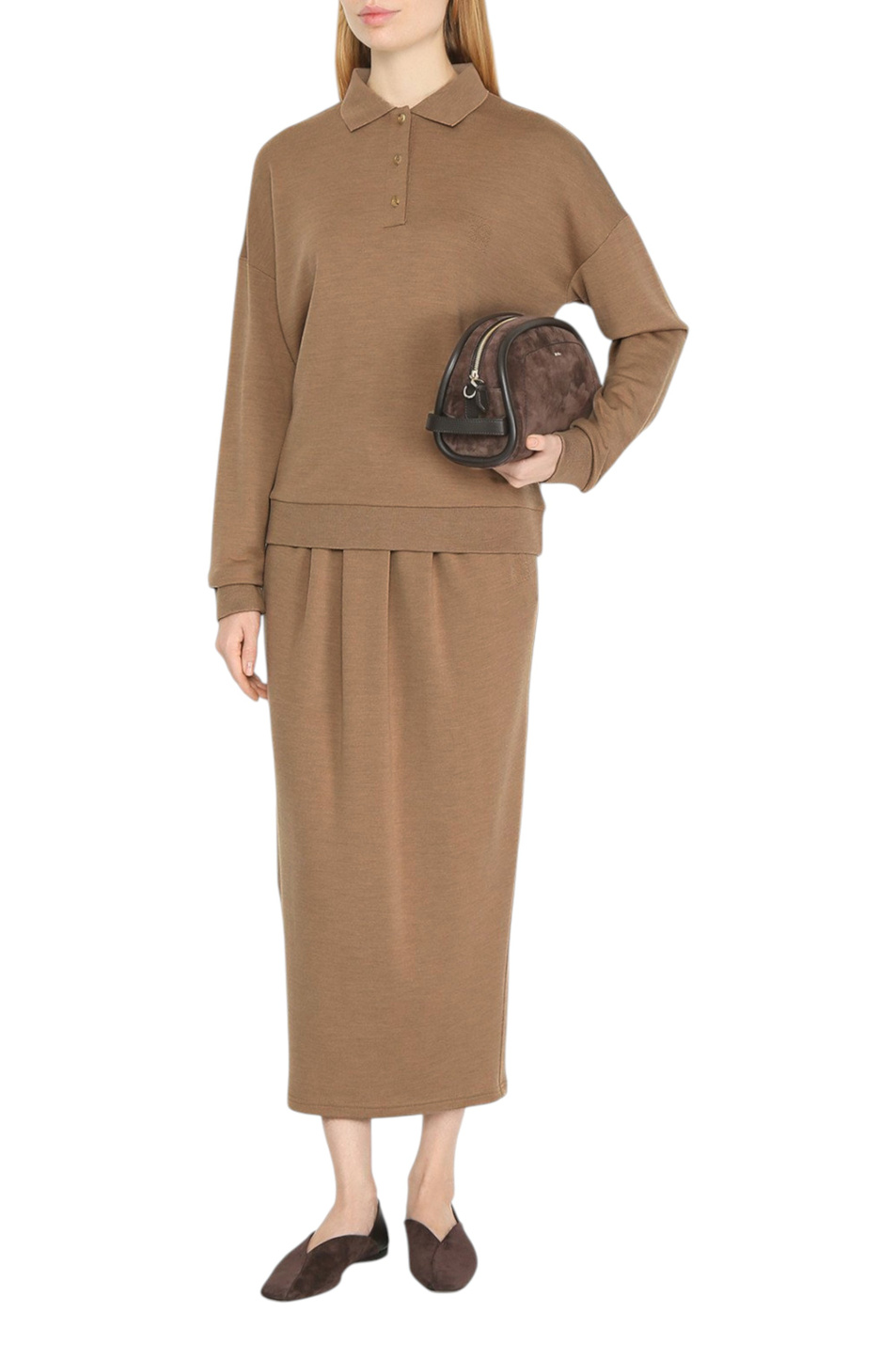 Женский Max Mara Юбка ANGIZIA из шерсти (цвет ), артикул 2621776022 | Фото 3