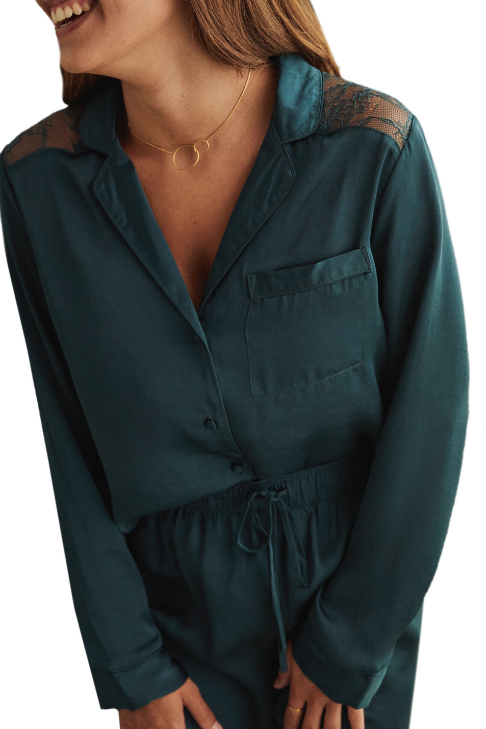 Женский Women'secret Костюм домашний из атласа и кружева (цвет ), артикул 2544838 | Фото 3