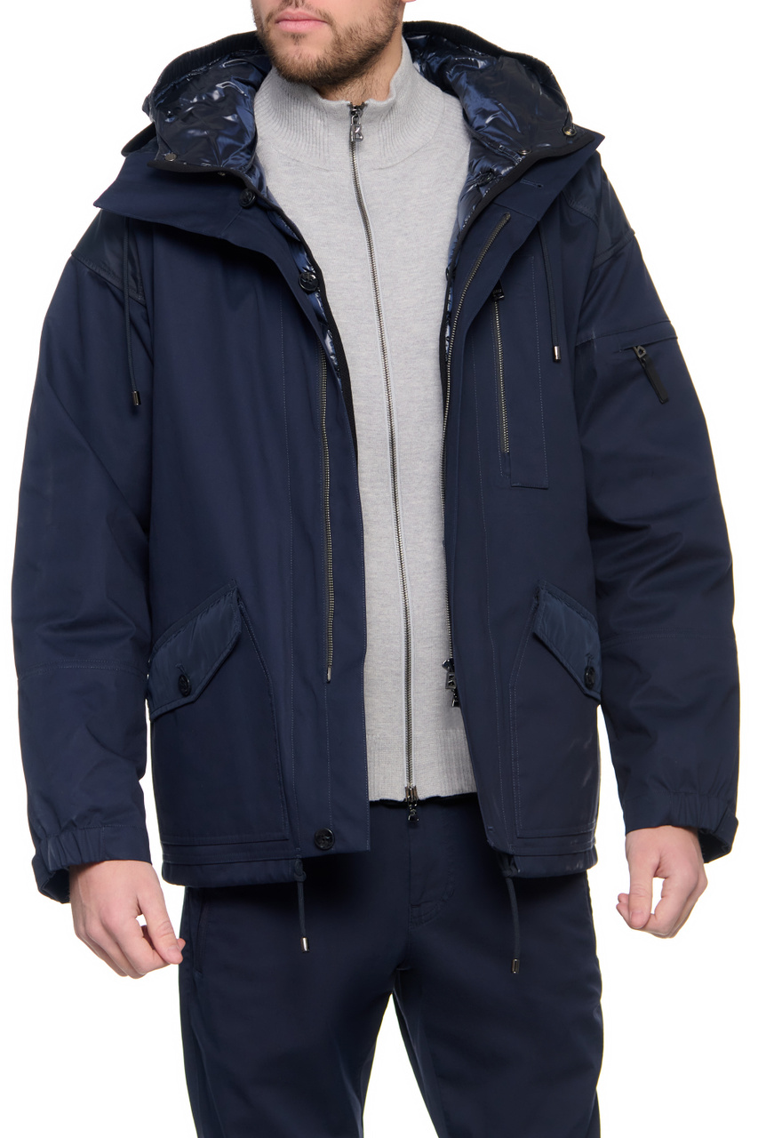 Куртка ESCO-D с накладными карманами|Основной цвет:Синий|Артикул:38317230 | Фото 1