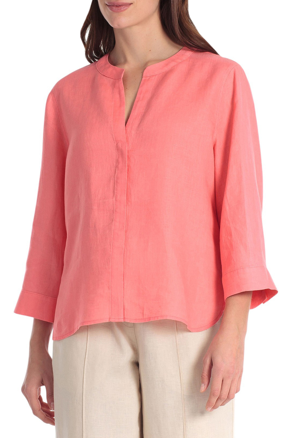 Женский Gerry Weber Блузка изо льна (цвет ), артикул N61029 | Фото 5