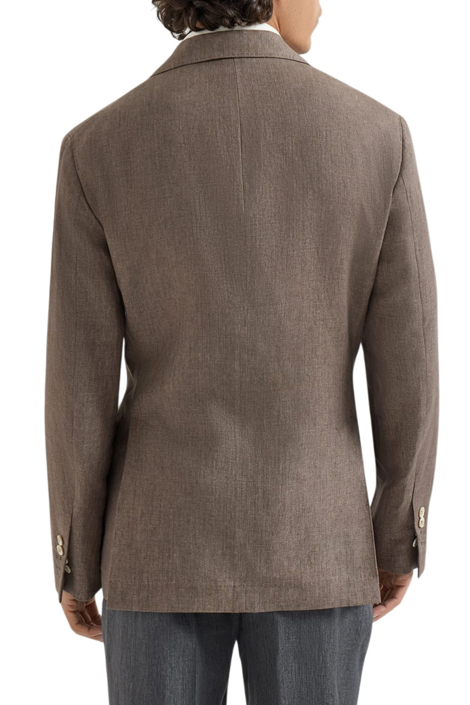 Мужской Brunello Cucinelli Пиджак Cavallo из льна (цвет ), артикул MB4307BWD | Фото 4