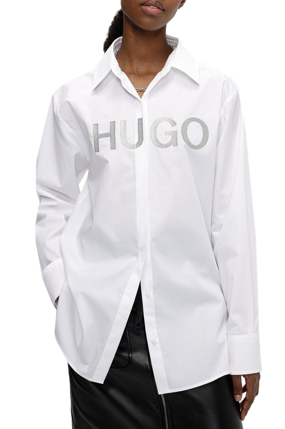 HUGO Рубашка с логотипом на груди (цвет ), артикул 50462782 | Фото 3